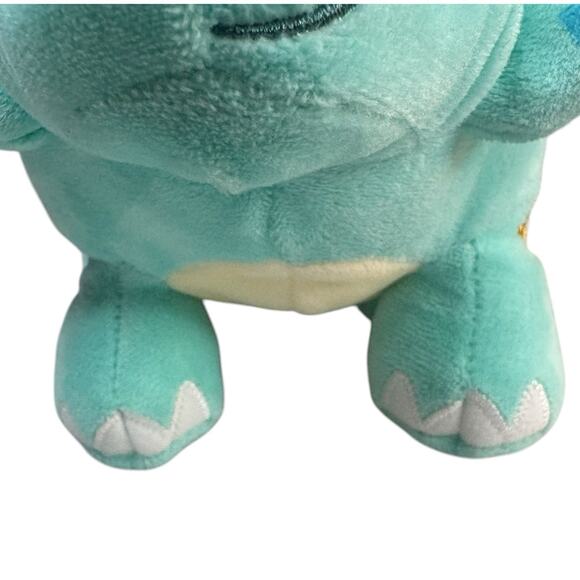 Disney Parks Animal Kingdom Dinoland Blue Triceratops Plush Small 11” Dinosaur - Picture 6 of 16